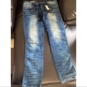 Smoke rise slim fit bluejeans
